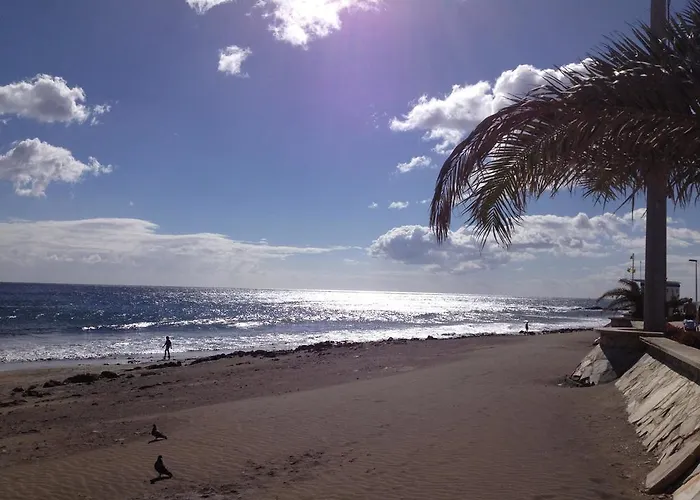 Beachfront Apartment Siesta 21 San Agustin Playa By Villagrancanaria